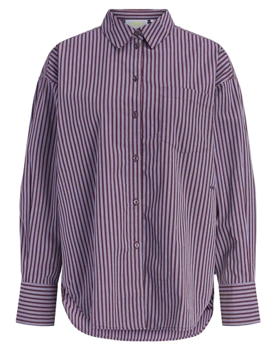 JJXX - JXJamie Relaxed Poplin Skjorte - Winetasting